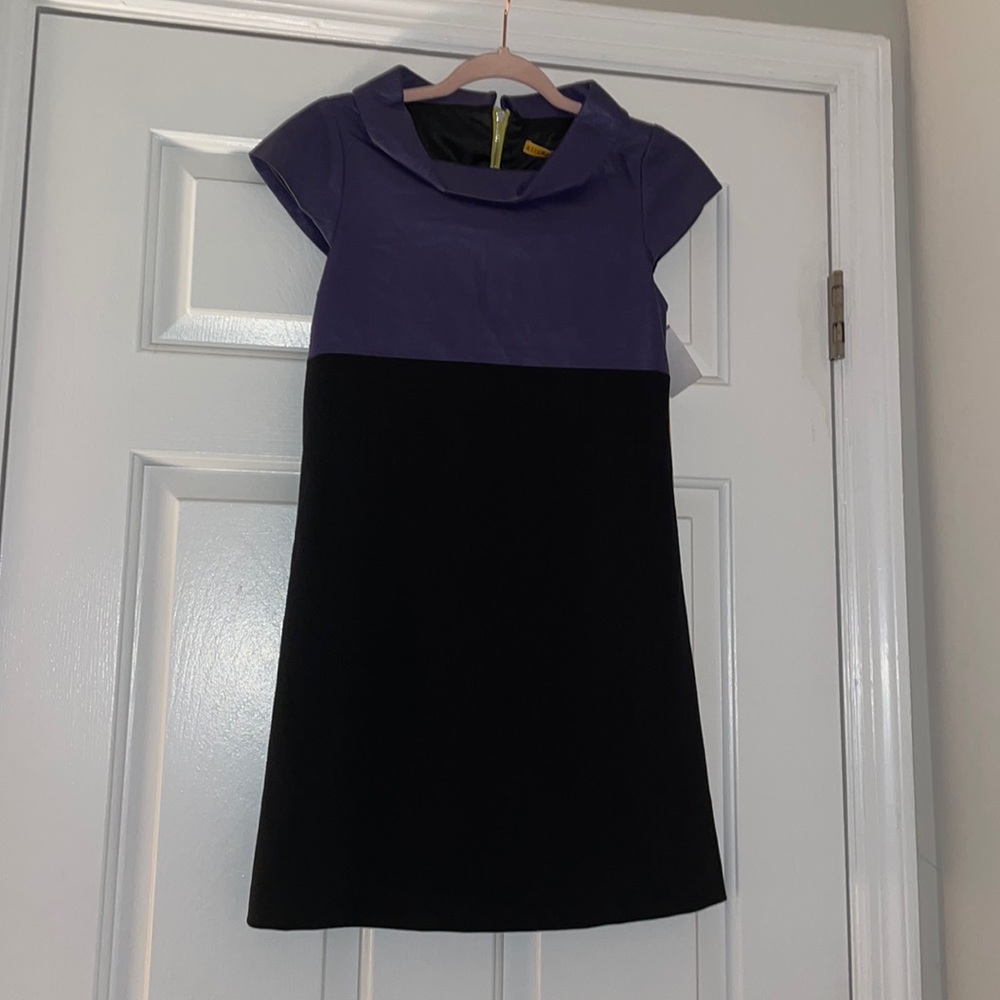 Alice + Olivia leather dress